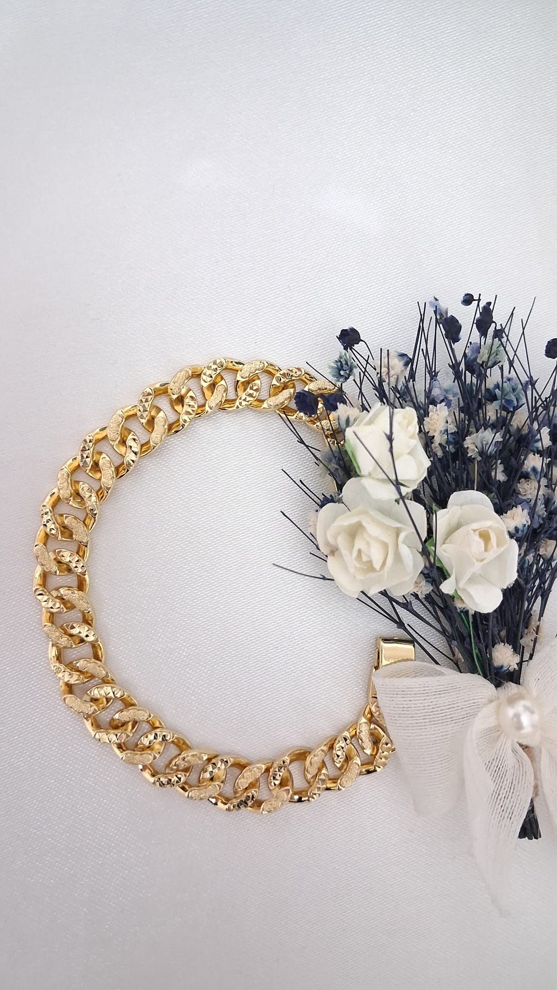 XUPING Bileklik - Desenli Kalın Küba Zincir